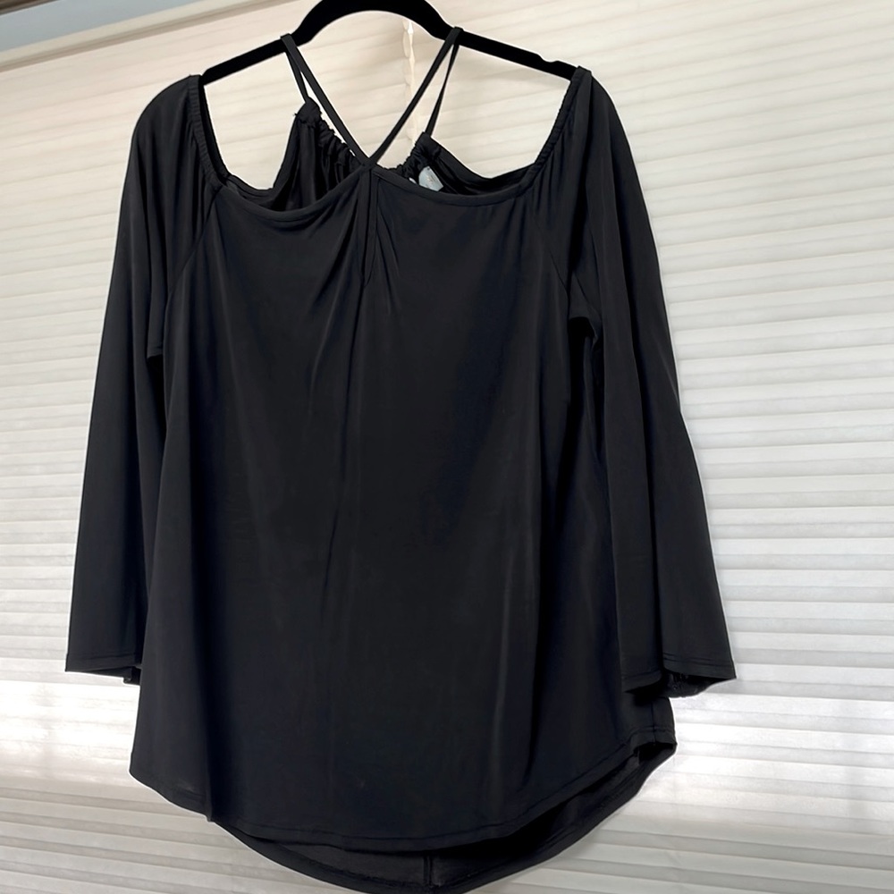 Veronica M black off the shoulder blouse